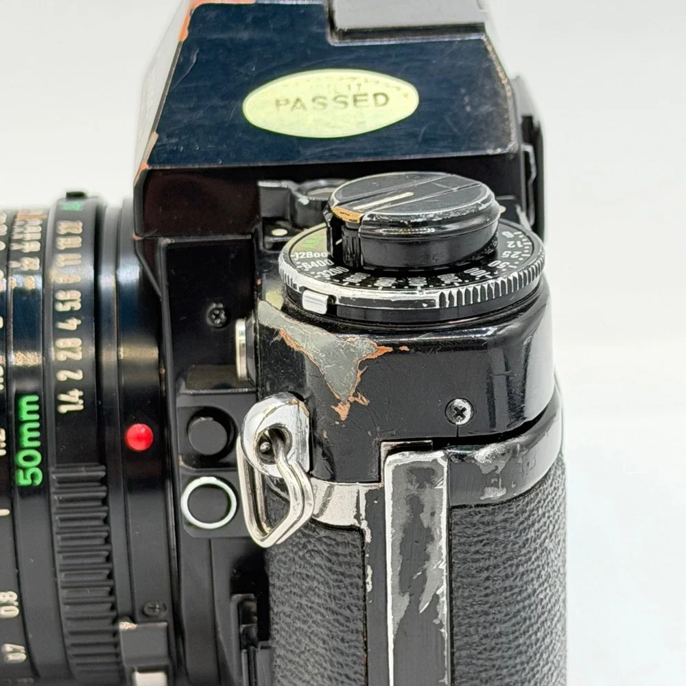 Canon A-1 35mm Film SLR Camera with FD 50mm f/1.4 Lens 1980 Olympics Cap Black